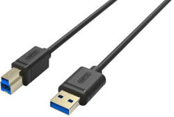 Unitek Prémium USB 3.0 A - USB 3.0 B kábel 2m (C14095BK-2M) (C14095BK-2M)