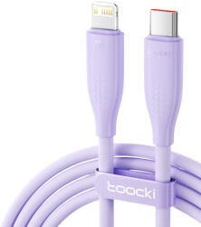 Toocki USB C - Lightning PD 27W kábel 1m lila (TXCTL-RL05M) (TXCTL-RL05M)