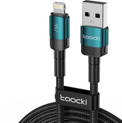 Toocki iPhone Lightning 2.4A 12W kábel 1m zöld (TXCL-HY06) (TXCL-HY06)