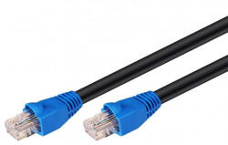Goobay CAT6 U/UTP kültéri hálózati kábel 15m fekete (94391) (94391)
