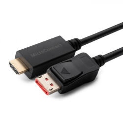 MicroConnect Displayport - HDMI 4K 60Hz kábel 0.5m (DP-HDMI-0504K) (DP-HDMI-0504K)