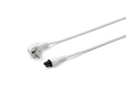 Nedis Microconnect notebook tápkábel, 1.8m földelt fehér (PE010818W) (PE010818W)