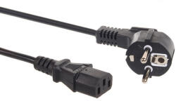 Maclean tápkábel 3 pin 5m plug EU (MCTV-801) (MCTV-801)