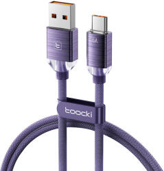 Toocki USB A - USB C 66W 6A kábel 1m lila (TXCT-SJ05) (TXCT-SJ05)