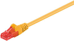 MicroConnect UTP Cat6 ethernet kábel 5m sárga (B-UTP605Y) (B-UTP605Y)