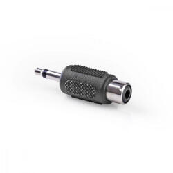 Nedis Adapter 3.5mm monó dugó - RCA aljzat (CAGP22965BK) (CAGP22965BK)