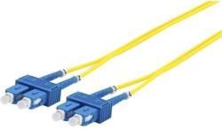 MicroConnect SC-SC Singlemode Duplex OS2 optikai kábel 1m (FIB221001) (FIB221001)