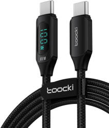Toocki USB C 6A 100W kábel 1m digitális kijelzővel (TXCTT1-XY01) (TXCTT1-XY01)