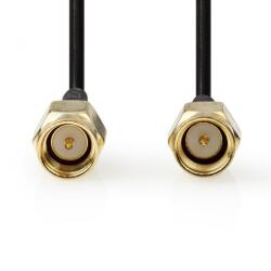 Nedis SMA apa - apa antenna kábel 2m (CSGL02000BK20) (CSGL02000BK20)