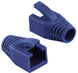 BLM UTP RJ45 Cat6 Feszültségmentesítő Törésgátló, kék 1db (BK-22)