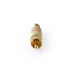Nedis RCA-csatlakozó piros (CAGP24900RD) (CAGP24900RD)