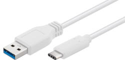 MicroConnect USB C Gen 1 - USB 3.0 kábel 2m fehér (USB3.1CA2W) (USB3.1CA2W)