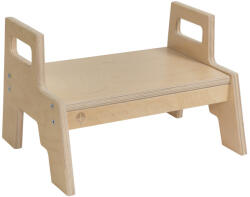 MecanWood Egylépcsős mini fellépő - Fa extra védőréteggel (KHP019)