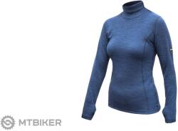 Sensor MERINO BOLD Roll Neck női póló, hideg kék (XL)