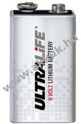 ULTRALiFE lithium elem típus CR9V 9V-Block