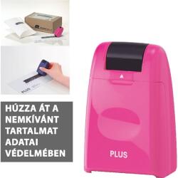 PLUS Corporation Bélyegző roller PLUS adatvédelmi szöveget titkosító 26 mm x 50 m pink 38093 (38093)