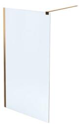 Massi Paravan de dus tip Walk-in Massi Walk In Fix auriu 120x195 cm sticla transparenta (MSKP-FA1021-120-G)