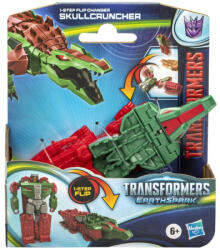 Hasbro Transformers Earthspark 1 lépésben átalakítható Skullcrunche játékfigura (F6229_F8661)