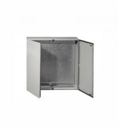 OMU system MB-44/150-1 egy ajtós fém elosztószekrény IP66 IK10 szerlappal 400x400x150mm zár: 1 (MB-44/150-1)