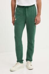 American Vintage pantaloni de trening culoarea verde, neted, MDOV05BH24 9BYH-SPM09K_79X