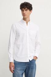 Benetton camasa din bumbac barbati, culoarea alb, cu guler button-down, regular, 5FGBUQ04C 9BYH-KDM05H_00X