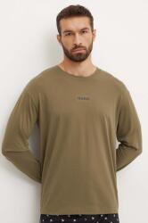 HUGO BOSS longsleeve lounge culoarea verde, cu imprimeu, 50522302 9BYH-BUM00E_91X