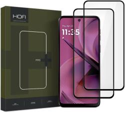 HOFI FNS0323 Motorola Moto G55 HOFI Glass Pro+ üveg képernyővédő fólia, 2 db-os csomag, fekete (FNS0323)