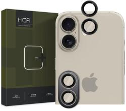 HOFI FNS0312 Apple iPhone 16 / 16 Plus HOFI CAMRING PRO+ üveg kamera lencse védő, Fekete (FNS0312)