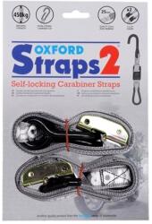 OXFORD Carabiner Straps 25 mm állítható és megerősített pántok szürke