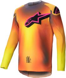 Alpinestars Supertech Lipan motokrossz mez sárga-rózsaszín