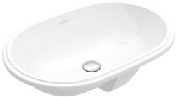 Villeroy & Boch Architectura alulról beépíthető mosdó, túlfolyóval 570x375 mm, fehér, CeramicPlus 5A7660R1 (5A7660R1)