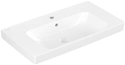 Villeroy & Boch Architectura mosdó középen, 3 csaplyukfurattal, túlfolyóval 800x445 mm, fehér, CeramicPlus 4A8780R1 (4A8780R1)