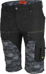 BENNON pantaloni scurți de lucru PREDATOR, negru/gri