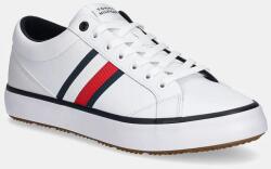 Tommy Hilfiger bőr sportcipő TH HI VULC CORE CLEAT STRIPES fehér, FM0FM05199 - fehér Férfi 42