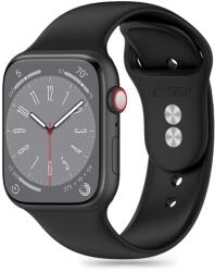  Okosóra Szíj Tech-protect Silicone Apple Watch 6 / 7 / 8 / 9 / 10 / Se (40 / 41 / 42 Mm) Black