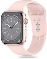 Okosóra Szíj Tech-protect Silicone Apple Watch 6 / 7 / 8 / 9 / 10 / Se (40 / 41 / 42 Mm) Light Pink