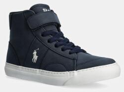 Ralph Lauren gyerek sportcipő RYLEY MID sötétkék, RL01232410 - sötétkék 35