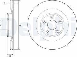 DELPHI Tarcza Ham. Jaguar F-type 12- Tyl (bg4833c)