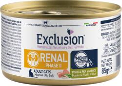 Exclusion Monoprotein Renal Cat Pork & Pea 85g ( Vesebeteg Macskáknak)