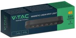 V-TAC 5W spot LED lámpatest Slim 48V mágneses sínhez, természetes fehér - SKU 10233 (10233)