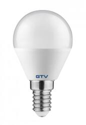 GTV LD-SMGB45B-60 LED IZZÓ, B45B, SMD 2835, MELEG FEHÉR, E14, 6W, AC220-240V, 160°-os fényszög, 470 lm, 52 mA (LD-SMGB45B-60)