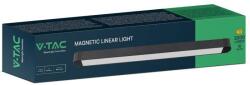 V-TAC 18W lineáris LED lámpatest Slim 48V mágneses sínhez, hideg fehér - SKU 10247 (10247)