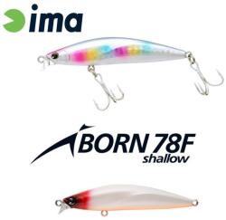 IMA Iborn 78F Shallow 78mm 8.5g 002 Red Head Pearl OB wobbler (IB78FS-002)