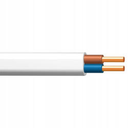 EK Elektrokabel Kábel YDYp 450/750V 2x2, 5mm fehér 1m ELEKTROMOS KÁBEL (PRZEKAB00141MB)