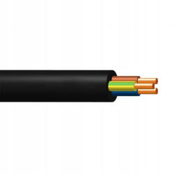 EK Elektrokabel YKY földkábel 0, 6/1kV 3x2, 5 fekete 1m ELEKTROMOS KÁBEL (PRZEKAB02761MB)