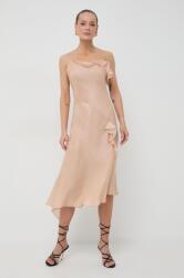 Victoria Beckham ruha narancssárga, midi, harang alakú - narancssárga 38