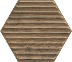 Paradyz Serene Brown Heksagon STR 19, 8x17, 1 csempe