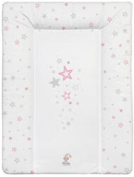  Color Pelenkázó lap Puha, körbe párnázott, rózsaszín csillagok 50 * 70 cm - babybear