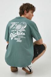 Dickies pamut póló RAVEN TEE SS zöld, férfi, nyomott mintás, DK0A4YYM - zöld XL