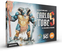 AK Interactive SIGNATURE SET CARLOS TOBES - 14 COLORS + FIGURE (AK11779)